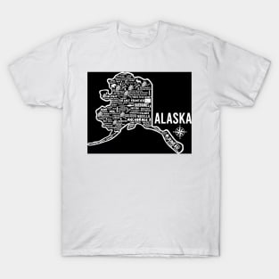 Alaska Map T-Shirt